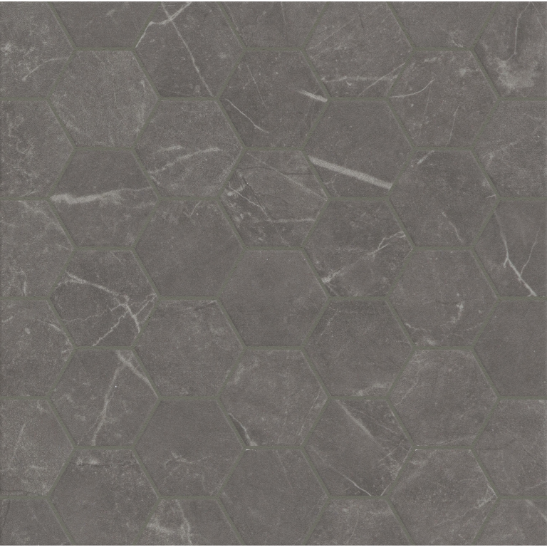 る*様 stone  Sサイズ STERLINA - 8X10 HEX, ASPHALT, MATTE | Emser Tile